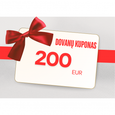 200 eur vertės dovanų kuponas