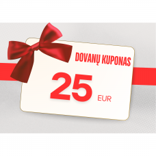 25 eur vertės dovanų kuponas