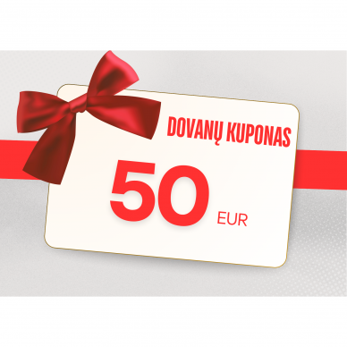 50 eur vertės dovanų kuponas