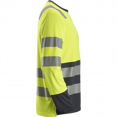 Marškinėliai ilgomis rankovėmis  AllroundWork Hi-Vis SNICKERS WORKWEAR, 2 klasė 2