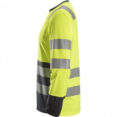 Marškinėliai ilgomis rankovėmis  AllroundWork Hi-Vis SNICKERS WORKWEAR, 2 klasė 3