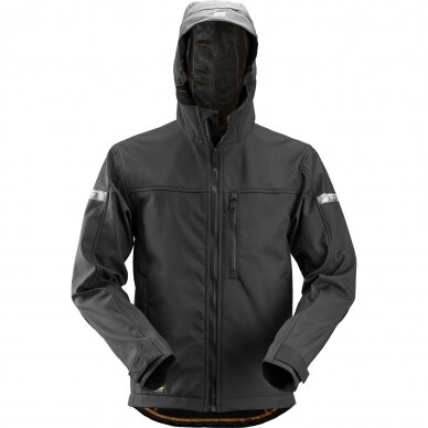 AllroundWork striukė su kapišonu Softshell SNICKERS WORKWEAR