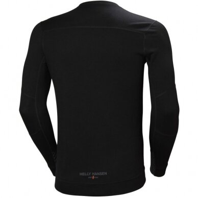 Apatiniai marškinėliai HELLY HANSEN Lifa Merino Crewneck, juodi 1