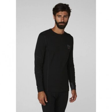 Apatiniai marškinėliai HELLY HANSEN Lifa Merino Crewneck, juodi 2