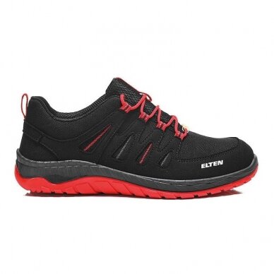 Batai ELTEN Maddox Black Red Low ESD S3 SRC, juodi/raudoni 1