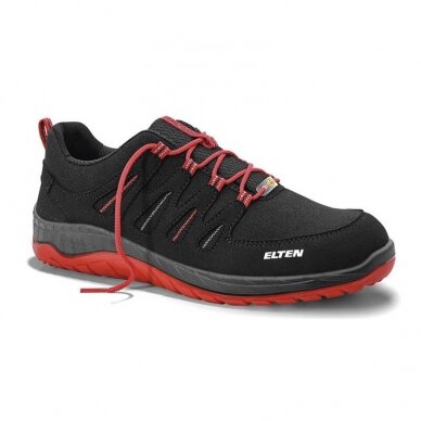 Batai ELTEN Maddox Black Red Low ESD S3 SRC, juodi/raudoni