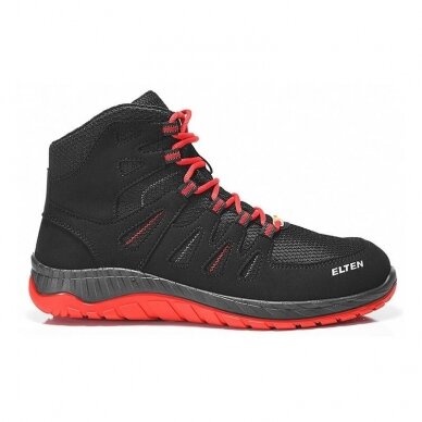 Batai ELTEN Maddox Black Red Mid ESD S3 SRC, juodi/raudoni 1