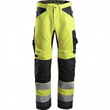 Darbinės kelnės  AllroundWork Hi-Vis SNICKERS WORKWEAR