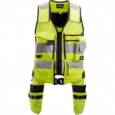 Darbo įrankių liemenė, klasė 1 SNICKERS WORKWEAR AllroundWork Hi-Vis, geltona