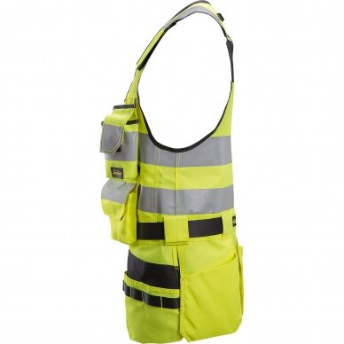 Darbo įrankių liemenė, klasė 1 SNICKERS WORKWEAR AllroundWork Hi-Vis, geltona 3