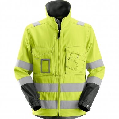 Darbo švarkas SNICKERS WORKWEAR Hi-Vis, geltonas