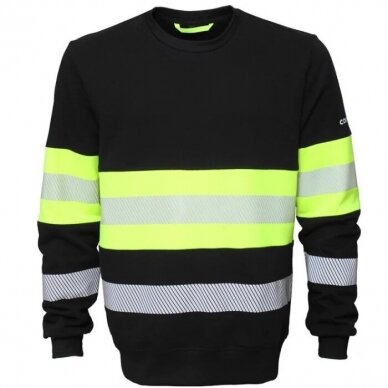 Džemperis BoSafety ML-ONYX-C1-0204 Hi-vis, juodas/geltonas