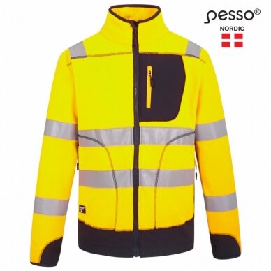 Džemperis Fleece Pesso FL02G geltonas/mėlynas