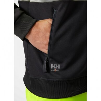 Džemperis HELLY HANSEN Addvis Zip Sweatshirt Class 1, geltonas 2XL 3