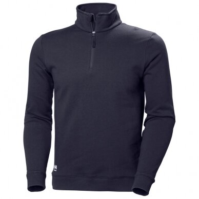 Džemperis HELLY HANSEN Manchester Half Zip Sweatshirt, mėlynas