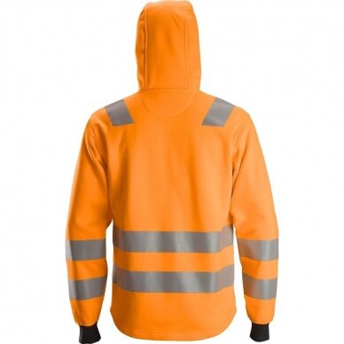 Džemperis su kapišonu AllroundWork Hi-Vis SNICKERS WORKWEAR , 3 klasė, oranžinis 3