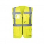 Gerai matoma liemenė BoSafety VS-S476G Hi-Vis, geltona