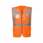 Gerai matoma liemenė BoSafety VS-S476O Hi-Vis, oranžinė