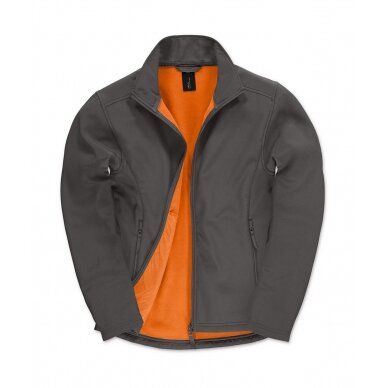 Vyriška vėjui ir vandeniui atspari Softshell B&C JUI62 striukė 10