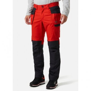 Kelnės HELLY HANSEN Manchester Work Pant, raudonos 2