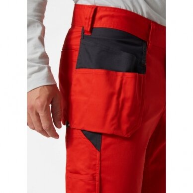 Kelnės HELLY HANSEN Manchester Work Pant, raudonos 4