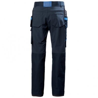 Kelnės HELLY HANSEN Oxford 4X Cons Pant, juodos/mėlynos 1