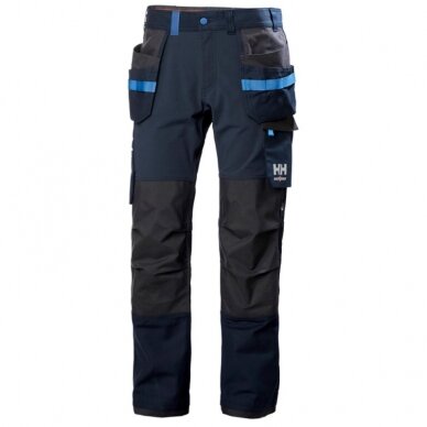 Kelnės HELLY HANSEN Oxford 4X Cons Pant, juodos/mėlynos