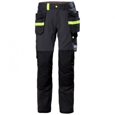 Kelnės HELLY HANSEN Oxford 4X Cons Pant, pilka/juoda