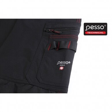 Kelnės Pesso Mercury KD145B stretch, juodos 12