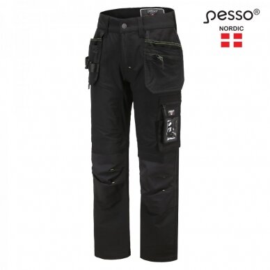 Kelnės Pesso Taurus Flex Pro 165B stretch, juodos 2