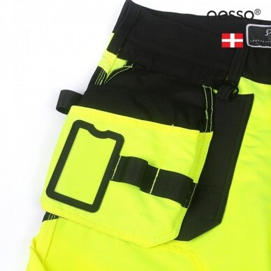 Kelnės Pesso KD135G HI-VIS Uranus, geltonos 11