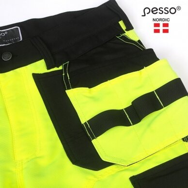 Kelnės Pesso KD135G HI-VIS Uranus, geltonos 12