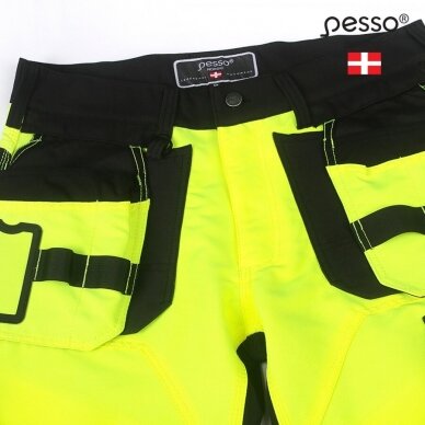 Kelnės Pesso KD135G HI-VIS Uranus, geltonos 13