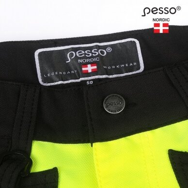 Kelnės Pesso KD135G HI-VIS Uranus, geltonos 9