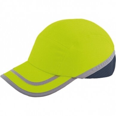 Kepurė-šalmas BoSafety 0S-Bumpcap HiVis Geltona