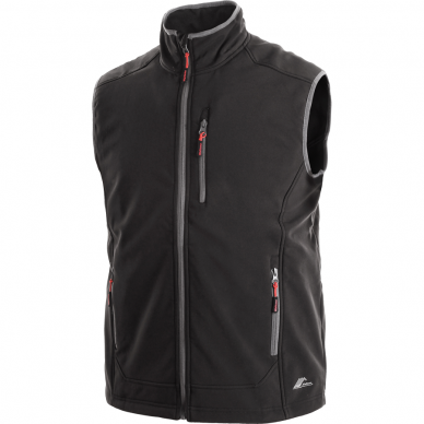 Liemenė CXS TOPEKA Softshell, juoda