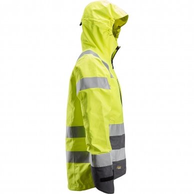 Lietpaltis  AllroundWork Hi-Vis SNICKERS WORKWEAR, klasė 3,geltona 2