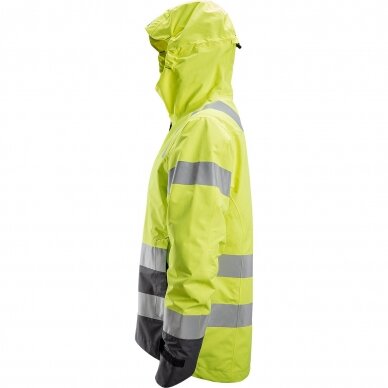 Lietpaltis  AllroundWork Hi-Vis SNICKERS WORKWEAR, klasė 3,geltona 3