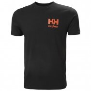 Marškinėliai HELLY HANSEN Classic Logo T-Shirt, juodi