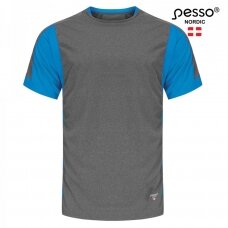Marškinėliai Pesso BREEZE MP205 pilki/mėlyni