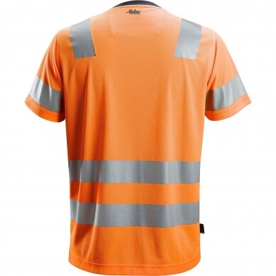 Marškinėliai AllroundWork Hi-Vis SNICKERS WORKWEAR, klasė 2 1