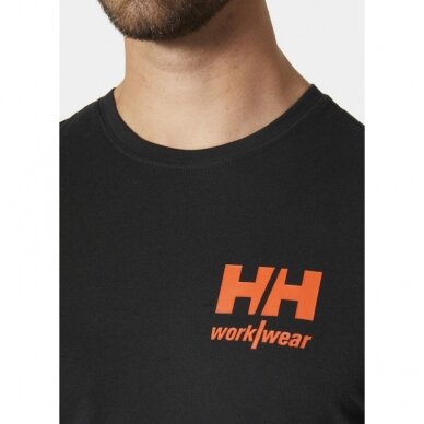 Marškinėliai HELLY HANSEN Classic Logo T-Shirt, juodi 2