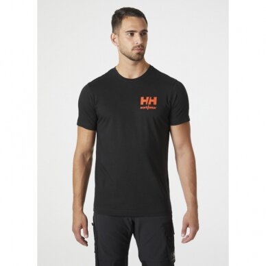 Marškinėliai HELLY HANSEN Classic Logo T-Shirt, juodi 3