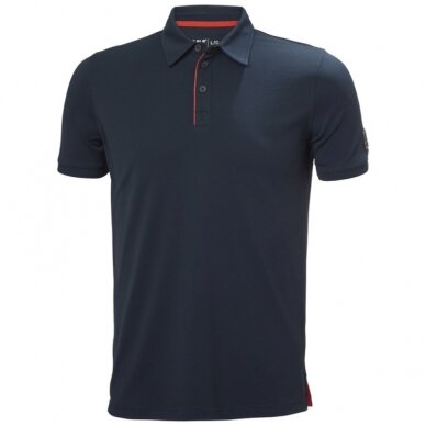 Marškinėliai HELLY HANSEN Kensington Tech Polo, tamsiai mėlyni