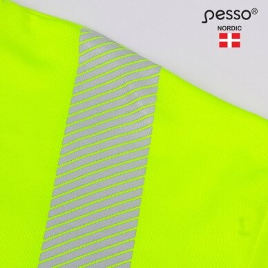 Marškinėliai PESSO HI-VIS HVMIL ilgomis rankovėmis, geltoni 6