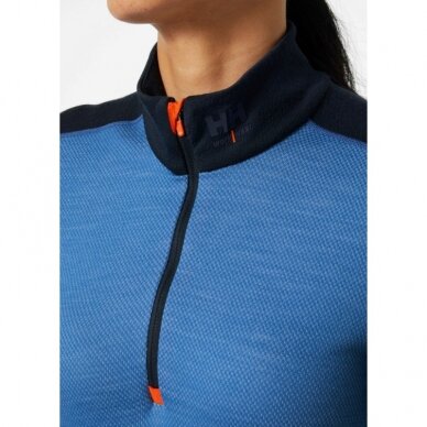 Moteriški apatiniai marškinėliai HELLY HANSEN Lifa Merino Crewneck, mėlyni 5