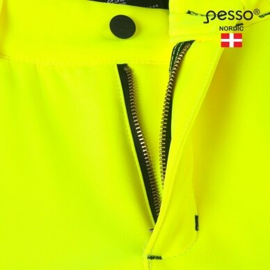 Pašiltintos softshell Pesso Nebraska darbo kelnės, geltonos 7