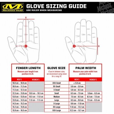 Dirbtinės odos Mechanix Specialty, pirštinės universaliam naudojimui 5