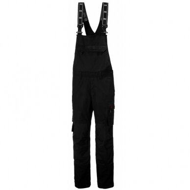 Puskombinezonis HELLY HANSEN Oxford Bib, juodas