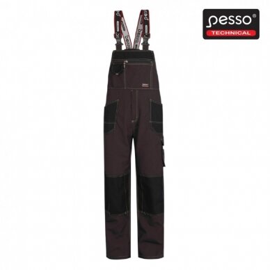 Darbo puskombinezonis Pesso DPRD Twill , rudas